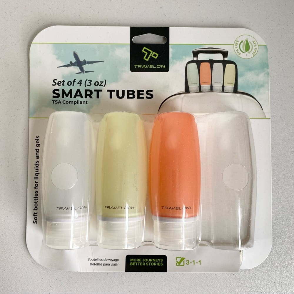 [ 3/$10 ] Silicone Travel Tube Bottles